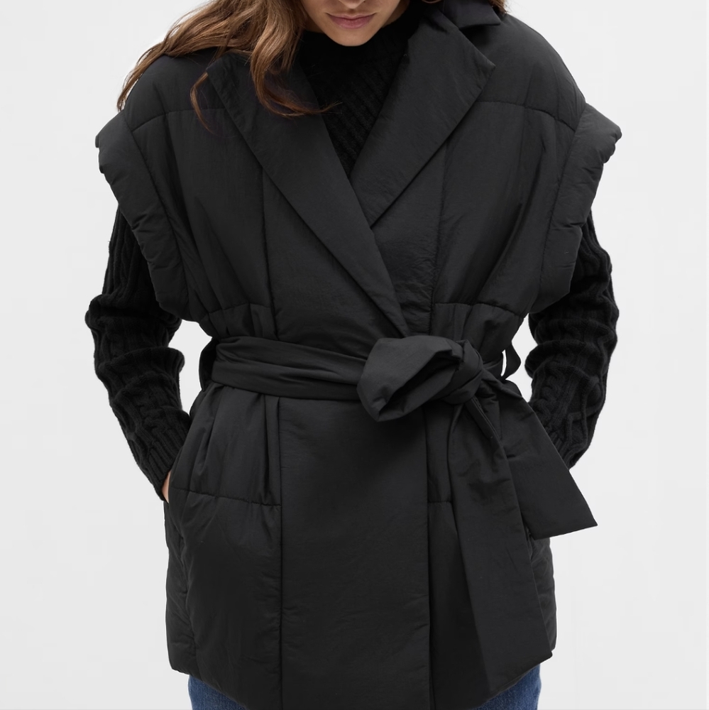 Gap Duvet Wrap Puffer Vest without tags